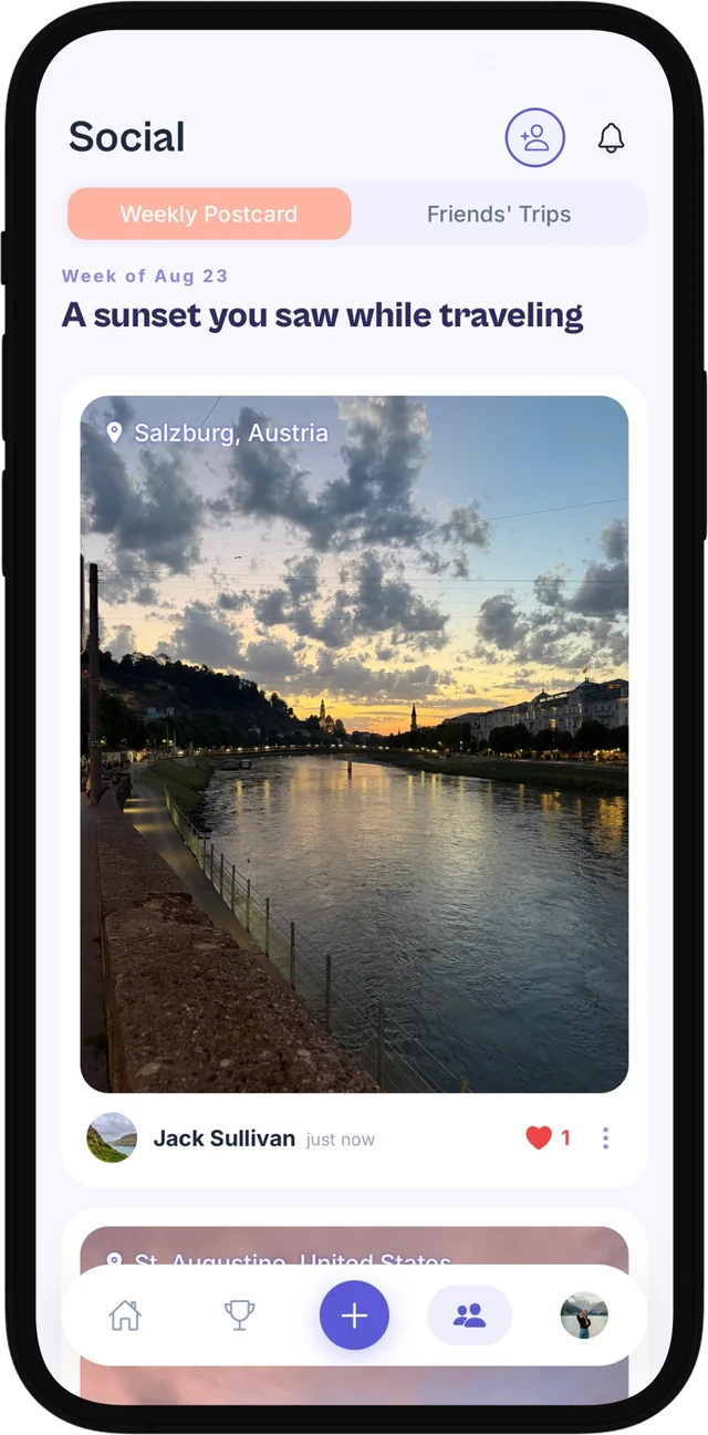 ancy weekly travel postcard